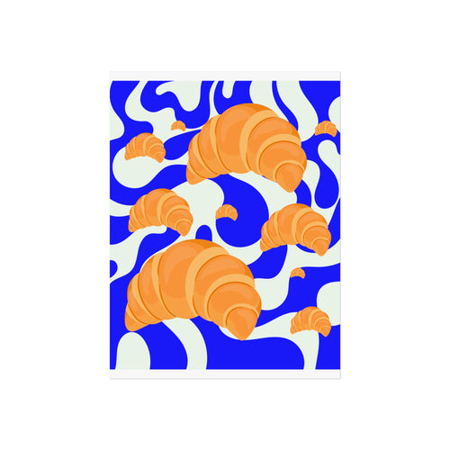 Croissant Pop Art Poster