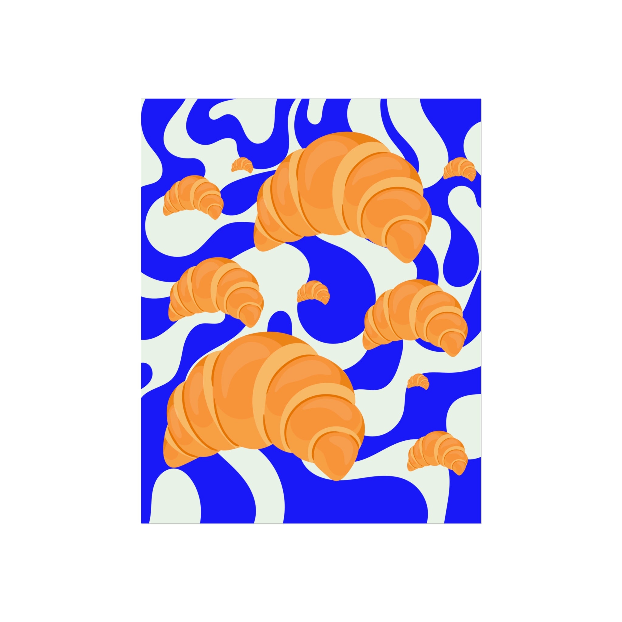 Croissant Pop Art Poster