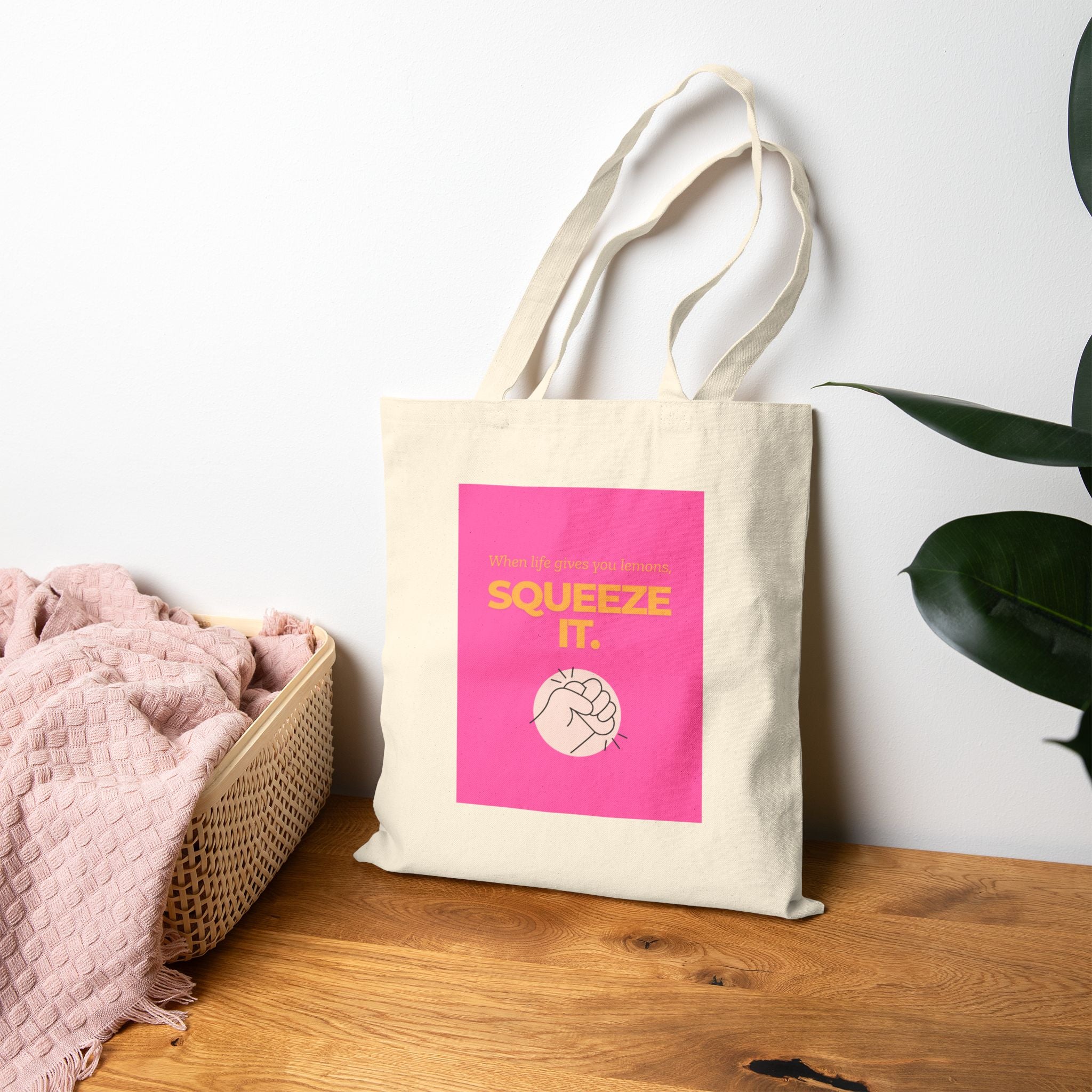 Squeeze It Wisdom Tote Bag
