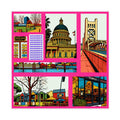 Sacramento Landmarks Pop Art Poster