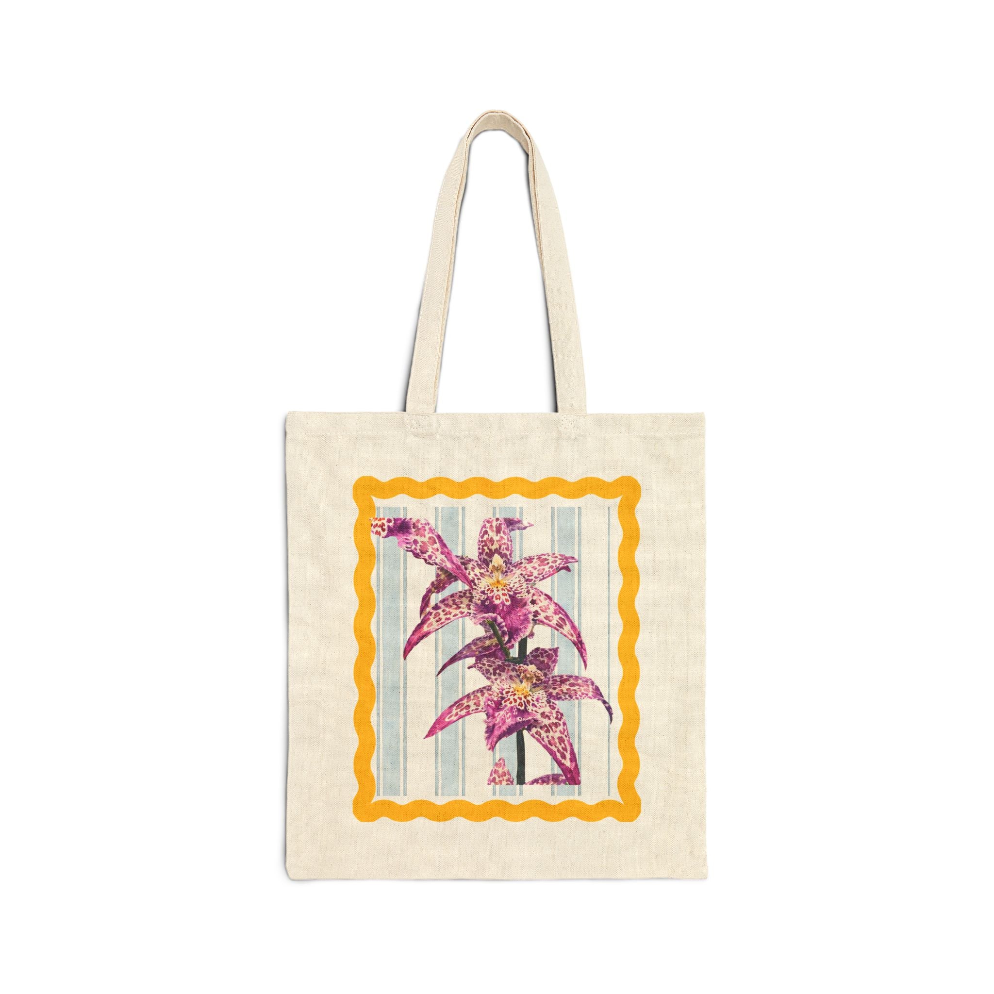 Botanical Orchid Tote Bag